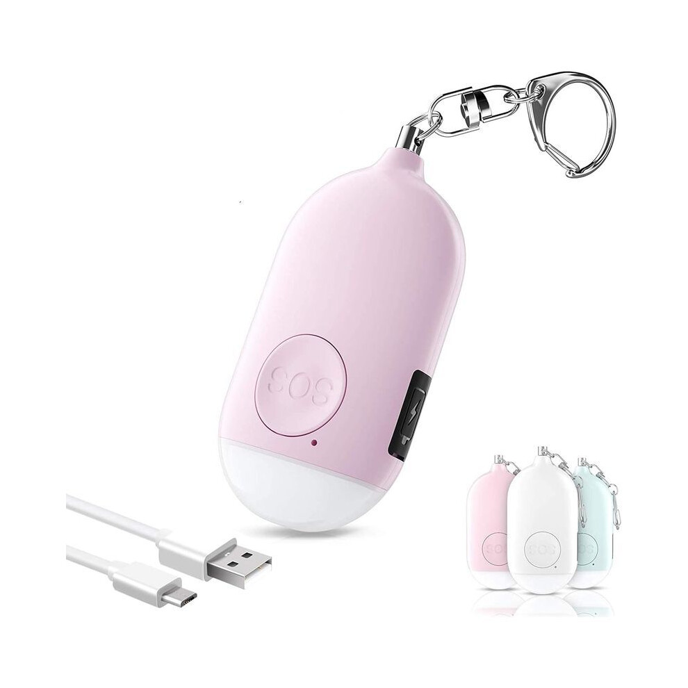 Personal Alarm Siren Song One Pack- 130Db Rechargerable Self Defense Alarm Keychian 8193650749701