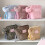 Winter Leopards Pattern Makeup Pouches Portable-light pink 6