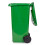 5er-Set Abfallbehälter à 120 l mit Gummirädern, HDPE 6