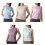 Womens Sleeveless Backless Workout Tops Open Back-Blue S 3