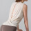 Womens Sleeveless Backless Workout Tops Open Back-Blue S 5