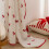 Embroidered Red Horse Sheer Curtain Polyester-150cm x 250cm 5