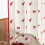 Embroidered Red Horse Sheer Curtain Polyester-150cm x 250cm 6