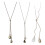 Fashion Adjustable Long Pull Necklace Waterdrop Pendant-79 3