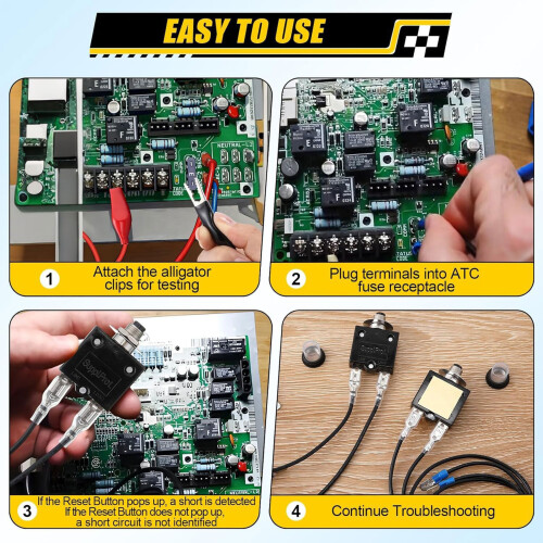Strong 3 Current Auto Restoring Circuit Device constructed-5A 1