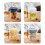 Sealed Glass Drinking Cup With Attachable Spoon Oatmeal-White 3