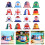 4PCS/Lot Practical Drawstring Gift Bags With Bright-France 3