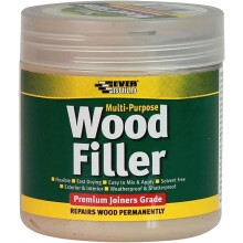 Everbuild Multipurpose Wood Filler Suitable for Indoor and Outdoor Use Sandable Light Stainable 250ml