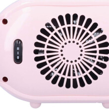 Fan Heater, Mini Winter Office 800W Desktop Electric Heater Fast Energy Saving Heater 220V EU(Pink)