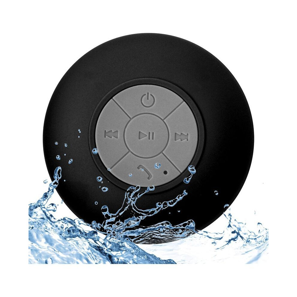 Shower Speaker Bluetooth Waterproof Water Resistant Hands-Free Portable Wireless, Built-In Microphon 8193650882200