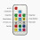 4L Mini Fridge with Mirror RGB Light Portable Tabletop Cooler Warmer AC/DC 8