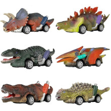 Dinosaur Toy Pull Back Cars, 6 Pack Dino Toys for 3 Year Old Boys and Toddlers, Boy Toys Age 3,4,5 a