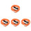 4Pièces LED Lumineuses Orange, Multiples Usages, Ajustables 1