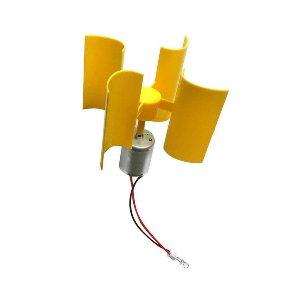 2025 Suitable Mini Vertical Wind Turbine Generator, Wind Turbine Kit, Teaching Model 8193650954976
