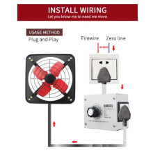 4000W Einstellbarer SCR-Dimmer Stecker Stufenloser Drehzahlregler
