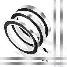 3 Pcs Solid Foil Washi Tape Decorative Adhesive Masking Metallic Mirror Tape for Wall Decor Craft