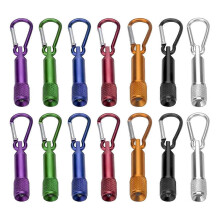 14pcs Mini Torch Key Ring LED Key Pendant Torch Aluminium Small Hand Lamp Torch for Outdoor