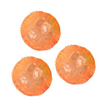 Dog Chew Toy Tear Resistant Puppies Chew Ball Dental Care Ridges