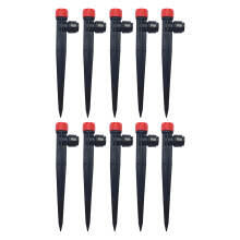 10Pcs 360 Degree Rotating Watering Sprinkler Sprinkler-Red
