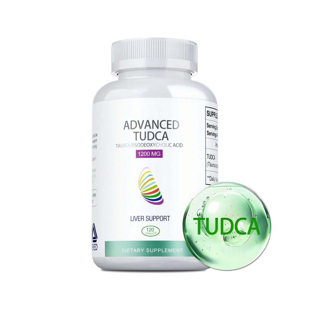 (30 Capsules) Advanced TUDCA 1200mg - Cleanse & Detox, High Potency Liver Support Supplement