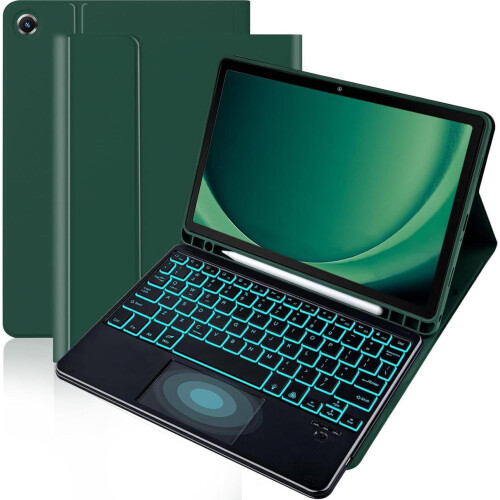 Capa com teclado e touchpad para Samsung Galaxy Tab A9+