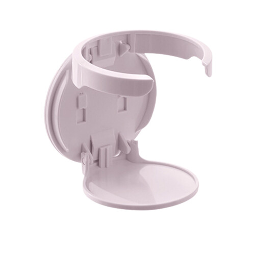 Convenient Under Desk Folding Cup Holder Space-Saving-Purple