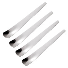 Elegant 316 Nonrust Steel Pastry Spoon 4Pieces For Cakes And