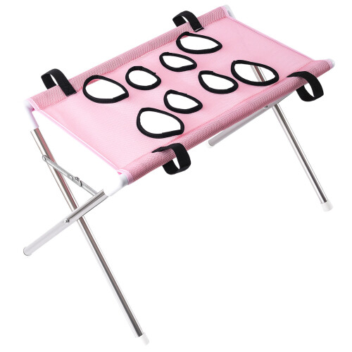 Pet Grooming Bed with Detachable Design Scratch Proof-Pink