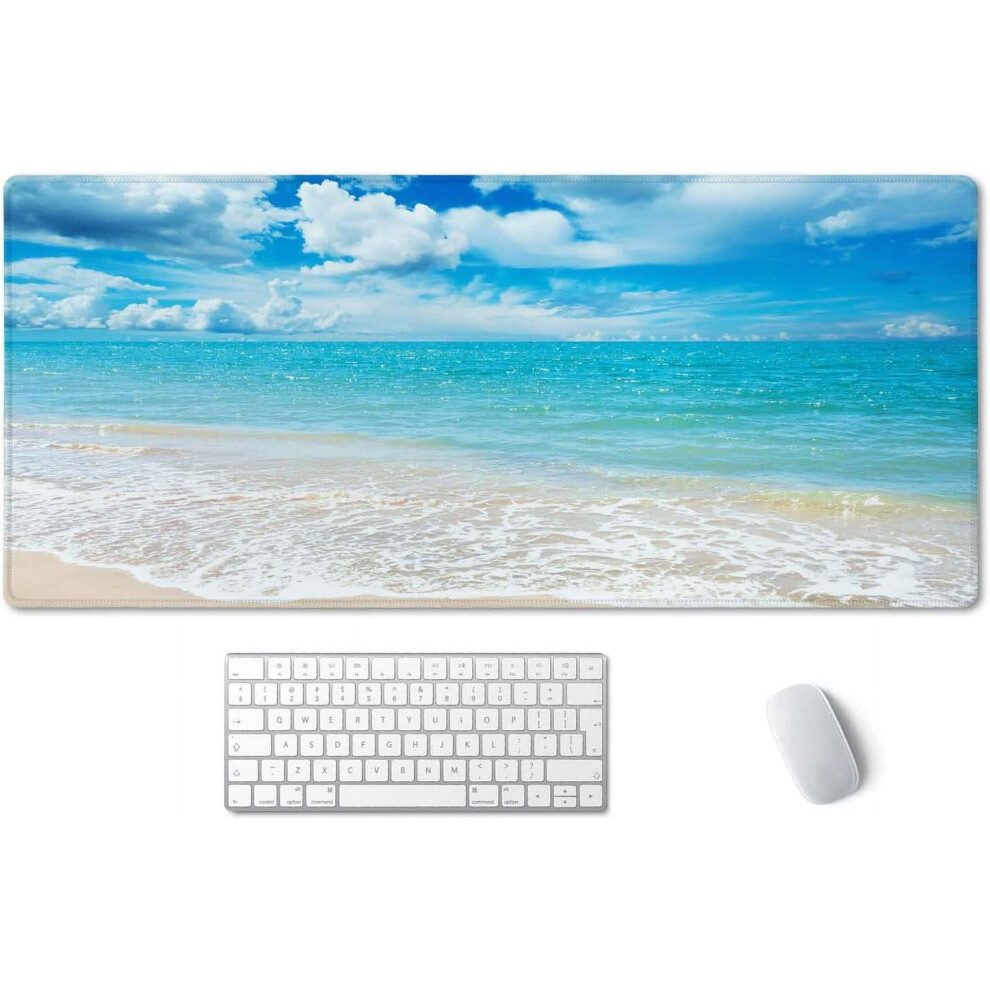 Xxl Gaming Desk Mat 900 X 400 Mm Non-Slip Rubber Base 9104899527240