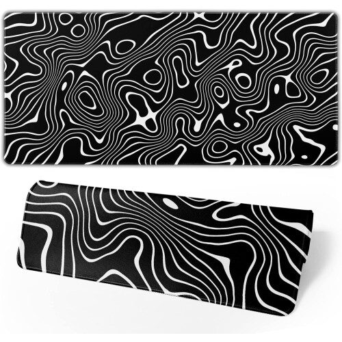 Topografisk spillmusematte 76,5 x 28,5 cm