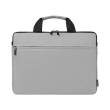 15,6 tommer laptoptaske i grå – Oxford-stofsleeve