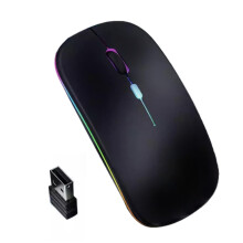 Trådløs Bluetooth optisk mus med RGB-lys