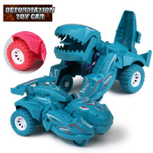 2-in-1 Dinosaurier-Transformationsauto-Spielzeug, ABS, Trägheitsantrieb
