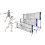 Portable Folding Simple 4m 5m 6m Tennis Net Badminton Net-6.1M 1