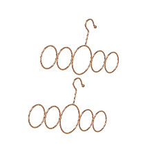 Portable Scarf Hanger for Small Space Sturdy and-rose gold