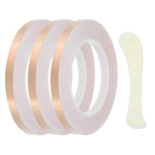 Rollen 3/8 Zoll 36 Yard einseitig leitfähiges Kupferfolienband für Buntglas