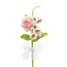 Die einzigartige handgefertigte Garnblumenkollektion „Rosen-A