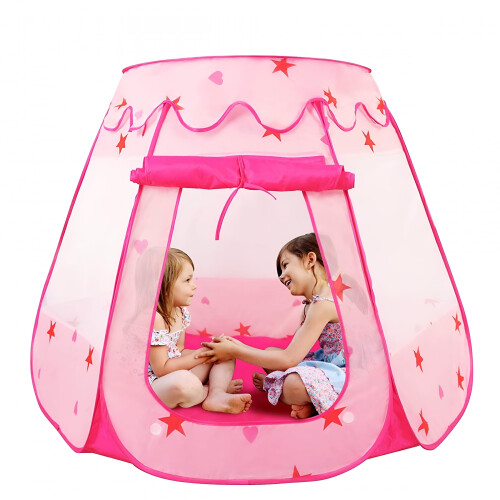 Prinsesse Slot Legetelt til Piger, 110x90x67cm