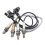 4Pcs Up+Downstream Lambda O2 Oxygen Sensor 11787530282 11787512985 compatible with BMW E87 120i E90 320i E91 1