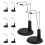Sort PVC-dukkestander 10 x 5,5 x 2 cm 1
