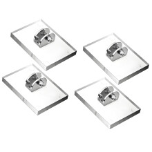 4-delig helder acryl displayrek voor ruilkaarten en