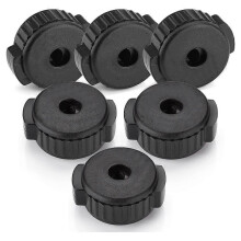 6pcs Plastic Cymbal Screw Nuts Quick-Set Percussion Spare Parts compatible with Percussion D-Kit