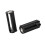 2pcs black battery holders compatible with 3 x 1.5V AAA batteries, compatible with flashlight 1