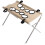 Detachable Washable Pet Grooming Bed AntiScratch Hammock-Coffee 1