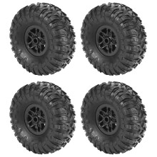 4pcs RC Car Tire Wheel Upgrade Accessories compatible with MN D90 D91 D96 D99 MN90 MN99S 1/12 RC Car