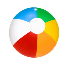 Bola de praia inflável brilhante grande 30cm