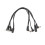 6 Ways Electrode Daisy Chain Harness Copper Cable for Guitar Effects Power Supply Adapter Splitter 1
