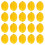 20pcs Artificial Lemons, Yellow, 7.62cm Long x 5.08cm Wide 1