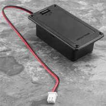 9V Flat Mount Guitar Active Pickup Battery Cover Storage Box compatible with Electric Guitar B