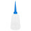250ml Clear White-Blue Plastic Liquid Adhesive Applicator Bottle 1